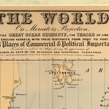 Карта мира. 1881