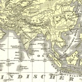 Карта мира. Восточное полушарие. 1901