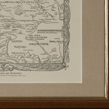 Карта России по Герберштейну. 1899