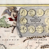 Азия, Чёрное и Каспийское моря. 1720