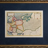 Европейская часть России с самой густонаселенной частью Азии. 1783 г.