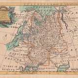 Точная карта Московии или России в Европе. 1754