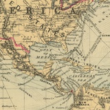 Карта мира. 1881