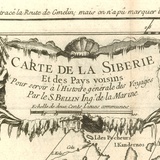 Карта Сибири и соседних стран. 1758