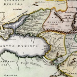 Азия, Чёрное и Каспийское моря. 1720