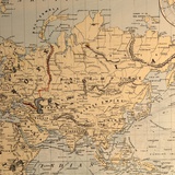 Карта мира. 1881