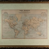 Карта мира. 1881