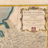 Европейская часть России с самой густонаселенной частью Азии. 1783 г.